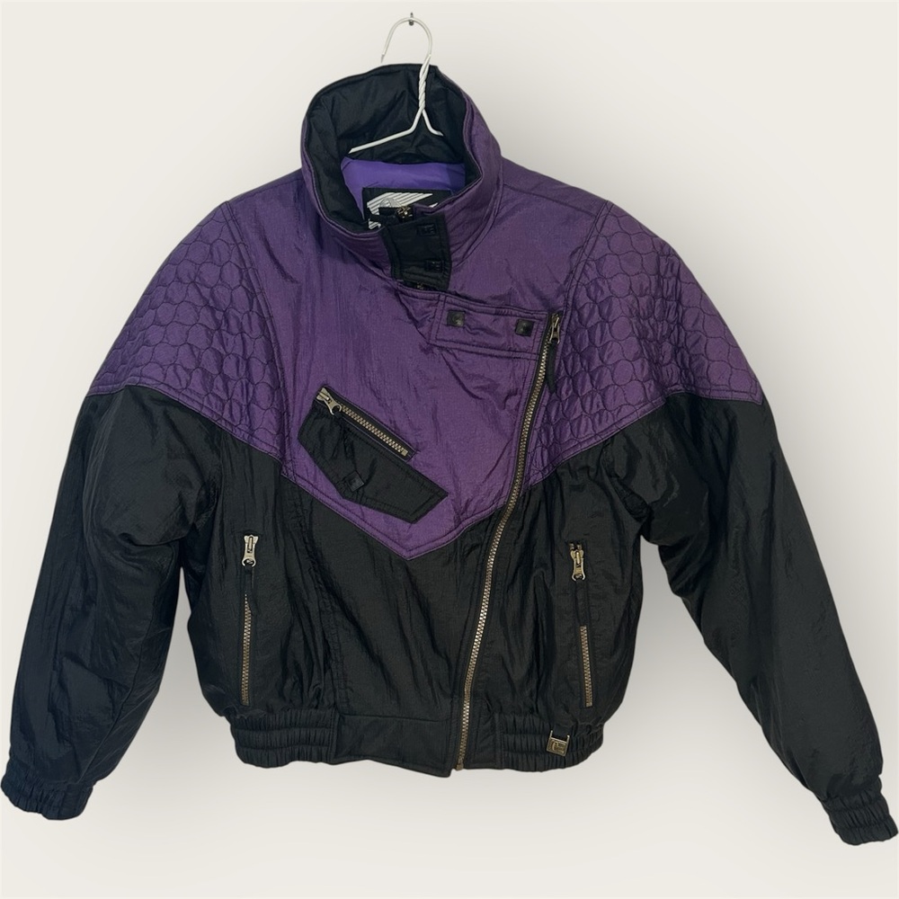 Vintage Helly Hansen Europa Colorblock Ski Jacket 80s-90s Puffer - Size 10